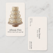 結婚ズケーキ 名刺 (正面/裏面)