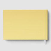 結婚ズゲストブックゴールデンイエローフラワーズ ゲストブック (裏面)