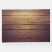 結婚ズゲストブックシャンパングラスウッドライト ゲストブック (裏面)