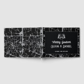 結婚ズゲストブックスケルトンハンズハート ゲストブック (全面)