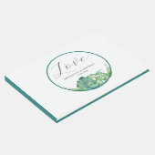 結婚ズゲストブックトロピカルパーム葉ズ ゲストブック (コーナー)