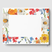 結婚ズゲストブックフローラ夏の花 ゲストブック (裏面)