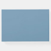 結婚ズゲストブックブルークモノグラムのレスト ゲストブック (裏面)