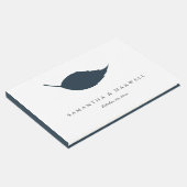 結婚ズゲストブックブルーリーフ ゲストブック (コーナー)