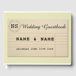 結婚ズゲストブック作家ラ素朴イブラリー ゲストブック