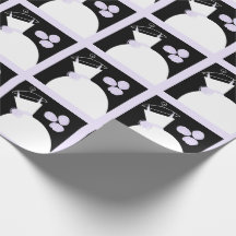 結婚ズゴーンパープルブラックパステル