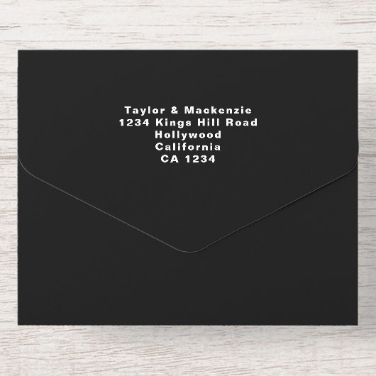 結婚ズサウンドゲイおもしろいレインボープライド オールインワン招待状 (背面)