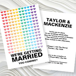 結婚ズサウンドゲイおもしろいレインボープライド 招待状