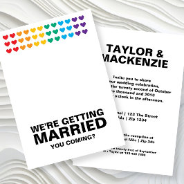 結婚ズサウンドゲイおもしろいレインボープライド 招待状