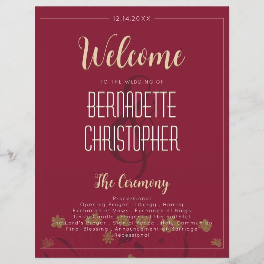 結婚ズシックモダンエレガントシンプル赤ワイン (正面)