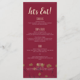 結婚ズシックモダンエレガントシンプル赤ワイン メニュー