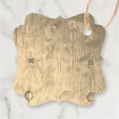 結婚ズシ素朴ックカッコいいクラシーサンキューゲスト フェイバータグ (裏面)