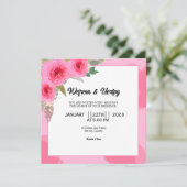 結婚ズスクエア招待状カードデザイン 招待状 (スタンド正面)