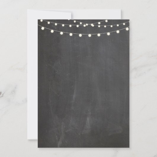 結婚ズチョーク秋インラブリースパーティの招待状 招待状 (裏面)