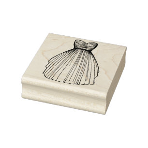 結婚ズドレスブライドプリンセスガウンブライダルシャワー ラバースタンプ