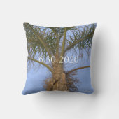 結婚ズパームツリーブルースカイ装飾用クッション クッション (裏面)