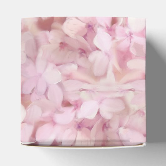 結婚ズピかわいらしックフェイク金ゴールドあじさいフローラアート フェイバーボックス (上部)