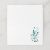 結婚ズピーコックプレイスネーム座席表 プレイスカード (外部開封)