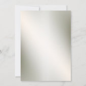 結婚ズピーチオレンジフローラゴールデンフレ素朴ーム 招待状 (裏面)