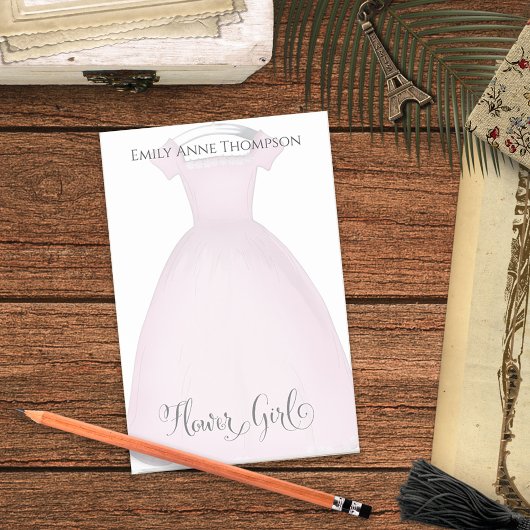 結婚ズフラワーガールかわいいヴィンテージドレカスタムス ポストイット