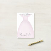 結婚ズフラワーガールかわいいヴィンテージドレカスタムス ポストイット (デスク上)