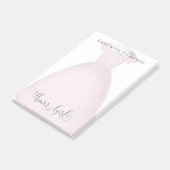 結婚ズフラワーガールかわいいヴィンテージドレカスタムス ポストイット (アングル)