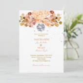 結婚ズフローラディスコエレガントボールシック 招待状 (スタンド正面)