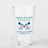 結婚ズホエールトロピカルビーチ目的地 タンブラーグラス (正面)