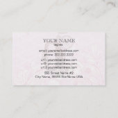 結婚ズホース&キャリッジ – カスタム文字 名刺 (裏面)