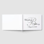 結婚ズモノグラムカスタムゲストブック | サインインブック ゲストブック (全面)