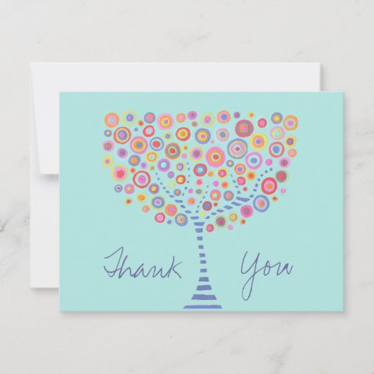 結婚ズリハーサルディナーアクアサークルツリー招待状 招待状 (正面)