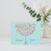 結婚ズリハーサルディナーアクアサークルツリー招待状 招待状 (スタンド正面)