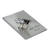 結婚ズリングや輪ゲストブック ノートブック (右側)