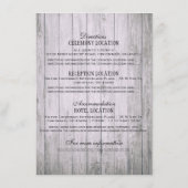 結婚ズ詳細情報シャンパングラスウッド エンクロージャーカード (裏面)