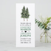 結婚ズ・イン・ウッズ招待状 招待状 (スタンド正面)