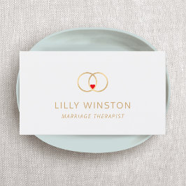 結婚セラピストのロゴ 名刺