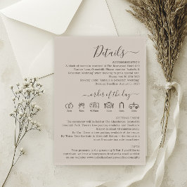 結婚ソフトベージュ詳細 エンクロージャーカード