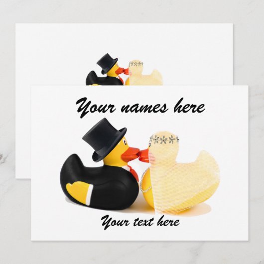 結婚ダック3 (正面/裏面)