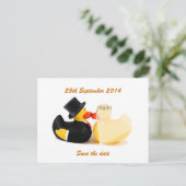 結婚ダック3...ポストカード 案内ポストカード (スタンド正面)