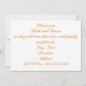 結婚ダック - 結婚式招待状 招待状 (裏面)