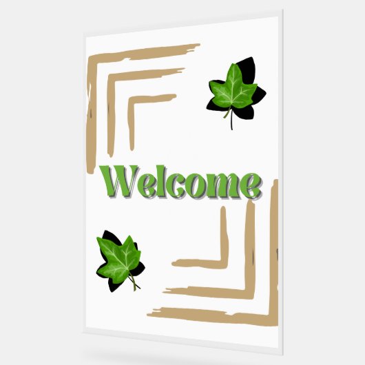 結婚ツタ アクリルサイン (傾斜)