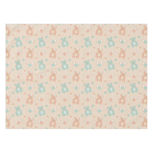 結婚テディ テーブルクロス (正面(横))