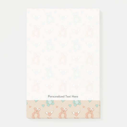 結婚テディ ポストイット (正面)