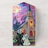 結婚ネコ オールインワン招待状 (外側)