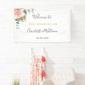 結婚バラ金ゴールドフローラユーカリエレガント 横断幕 (インサイチュ)