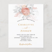 結婚バラ金ゴールドフローラ銀エレガント予算 チラシ (正面)