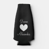 結婚パーソナライズされたクールのボトル ボトルクーラー (正面)