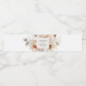 結婚パーソナライズされた瓶ラベル ペットボトルラベル (シングルラベル)