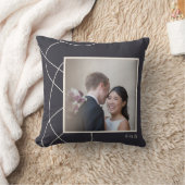 結婚パーソナライズされた記念の記念品 クッション (ブランケット)