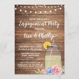 結婚パーティー メイソンジャー 花のライト 招待状